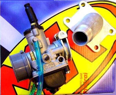 carburateur 21mm Dell-Orto (+spruitstuk)